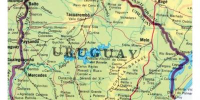 Χάρτης της Ουρουγουάης